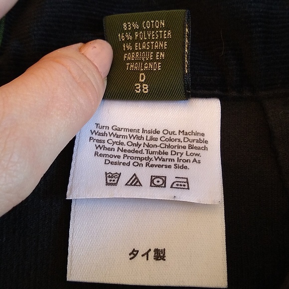 Eddie Bauer black corduroy skirt - Picture 9 of 9